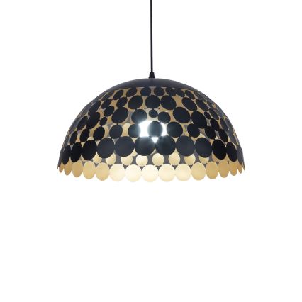 LED Chandelier on a string LISA BLACK 1xE27/60W/230V