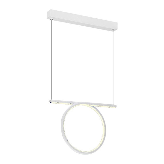 LED chandelier on a string LOOP LED/20W/230V white