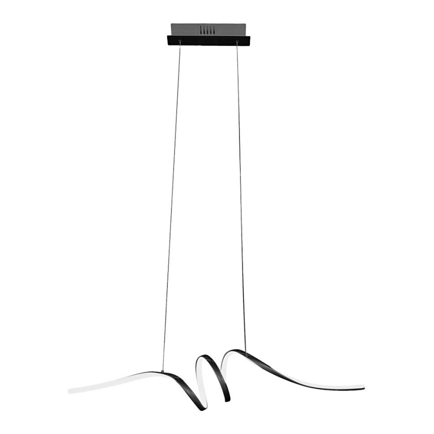 LED Chandelier on a string LOOP LED/28W/230V black
