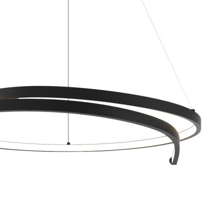 LED Chandelier on a string LORENZO LED/35W/230V black