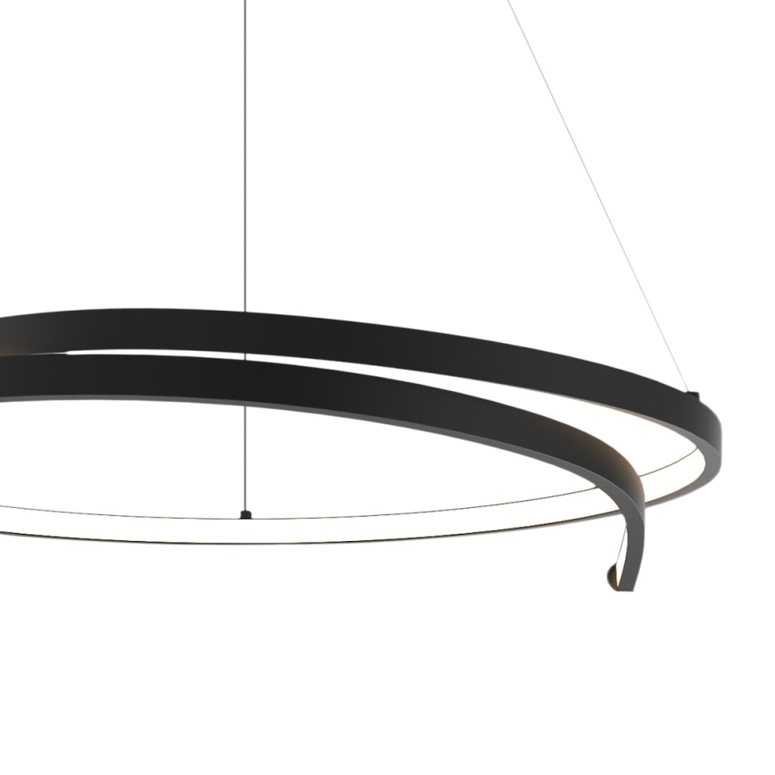LED Chandelier on a string LORENZO LED/35W/230V black