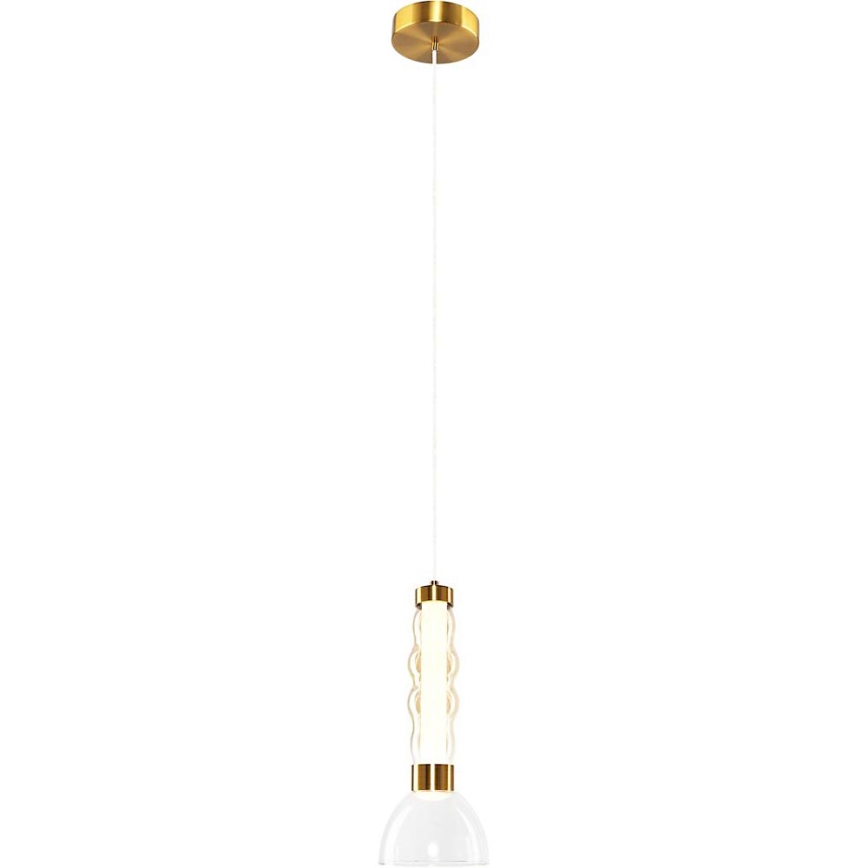 LED Chandelier on a string LUCCO LED/13W/230V d. 15 cm gold