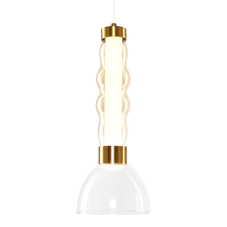 LED Chandelier on a string LUCCO LED/13W/230V d. 15 cm gold