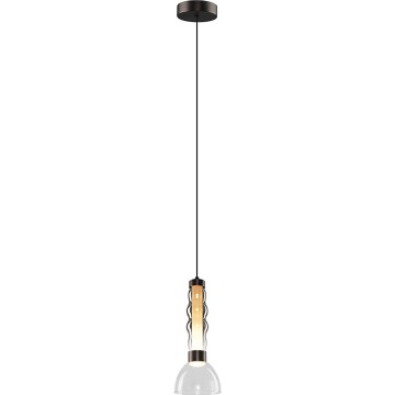 LED Chandelier on a string LUCCO LED/13W/230V d. 15 cm smoky