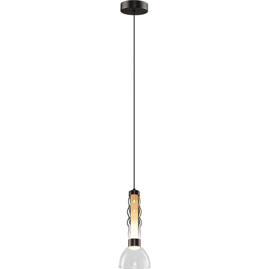 LED Chandelier on a string LUCCO LED/13W/230V d. 15 cm smoky