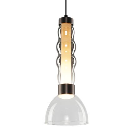 LED Chandelier on a string LUCCO LED/13W/230V d. 15 cm smoky