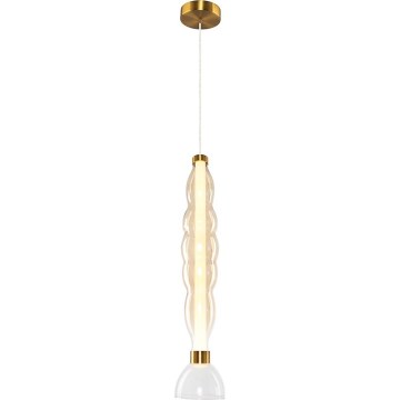 LED Chandelier on a string LUCCO LED/18W/230V d. 15 cm gold