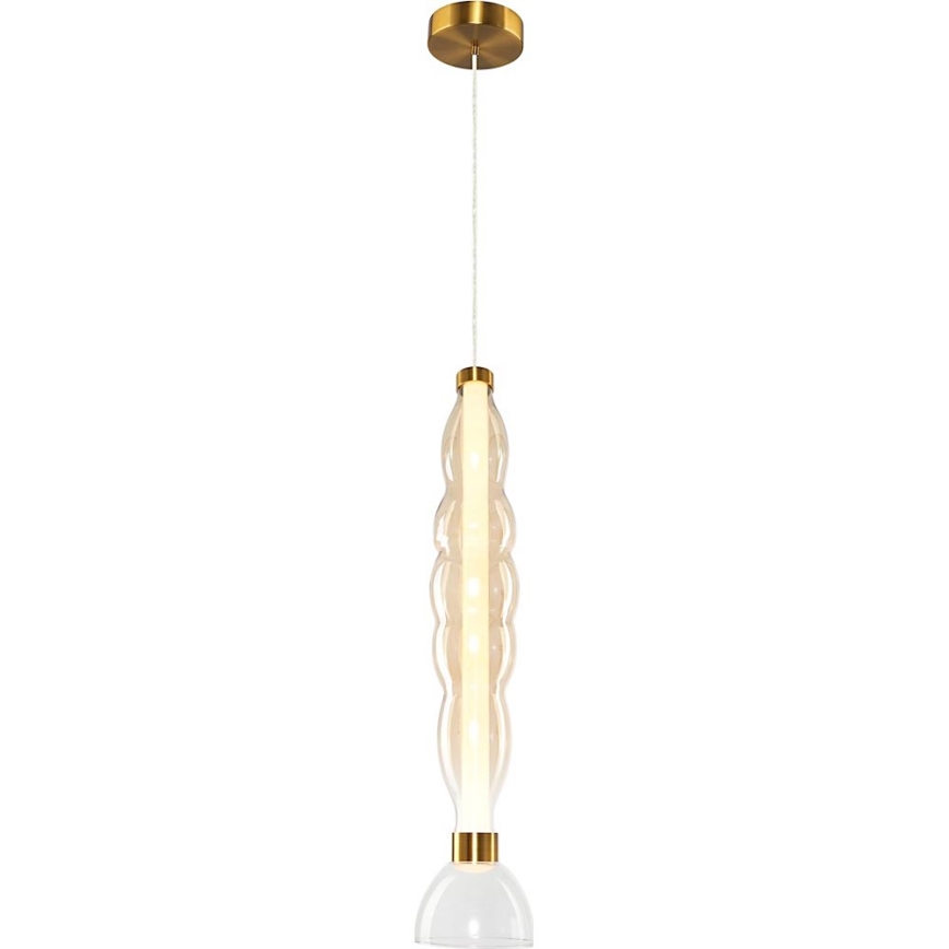 LED Chandelier on a string LUCCO LED/18W/230V d. 15 cm gold