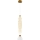 LED Chandelier on a string LUCCO LED/18W/230V d. 15 cm gold