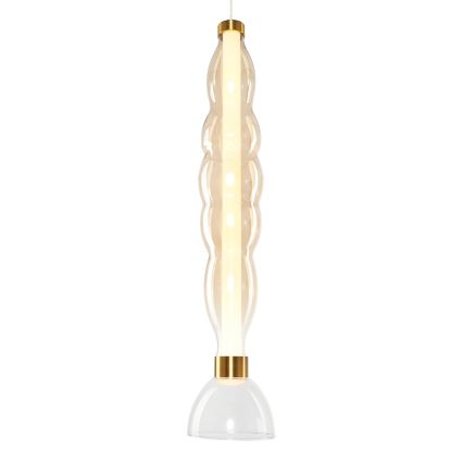 LED Chandelier on a string LUCCO LED/18W/230V d. 15 cm gold