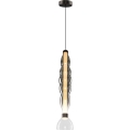LED Chandelier on a string LUCCO LED/18W/230V d. 15 cm smoky