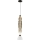 LED Chandelier on a string LUCCO LED/18W/230V d. 15 cm smoky