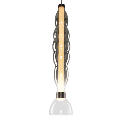 LED Chandelier on a string LUCCO LED/18W/230V d. 15 cm smoky