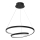 LED Chandelier on a string LUCERO LED/48W/230V black
