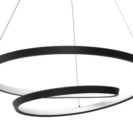 LED Chandelier on a string LUCERO LED/48W/230V black