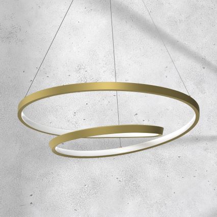 LED Chandelier on a string LUCERO LED/48W/230V gold