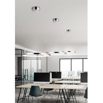 LED Chandelier on a string LUNE LED/25W/230V