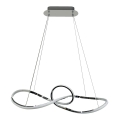 LED Chandelier on a string MARCO LED/42W/230V shiny chrome