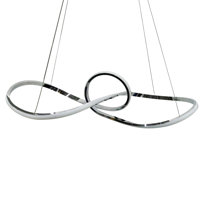 LED Chandelier on a string MARCO LED/42W/230V shiny chrome