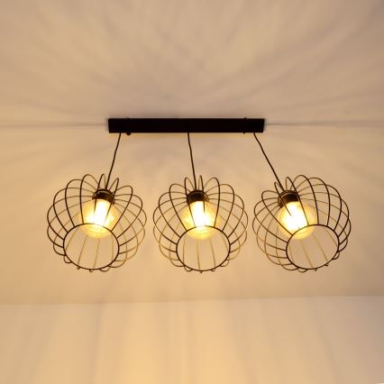 LED Chandelier on a string MERCURE 3xE27/15W/230V