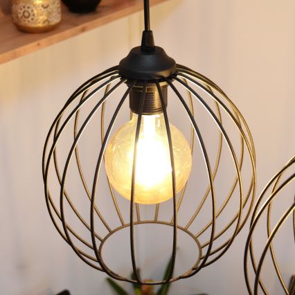 LED Chandelier on a string MERCURE 3xE27/15W/230V