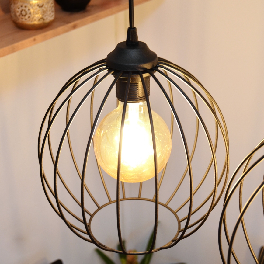 LED Chandelier on a string MERCURE 3xE27/15W/230V