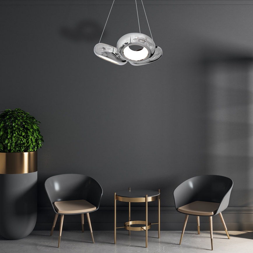 LED chandelier on a string MERCURIO 3xLED/12W/230V