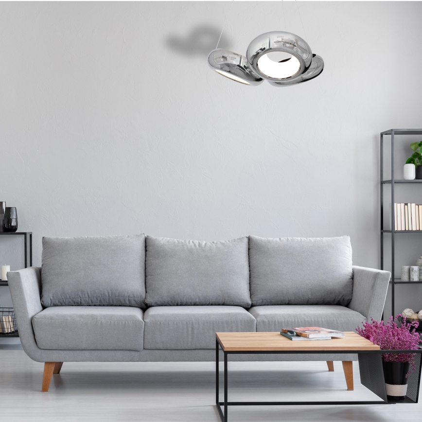 LED chandelier on a string MERCURIO 3xLED/12W/230V