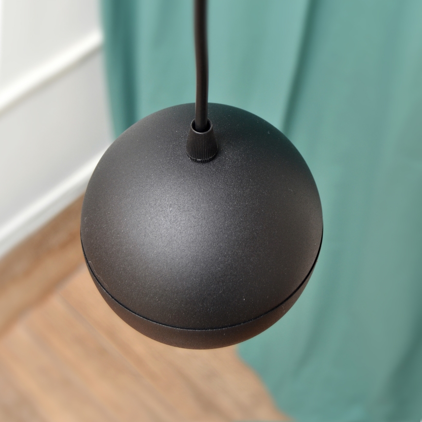 LED Chandelier on a string MIDWAY 4xGU10/4,8W/230V black