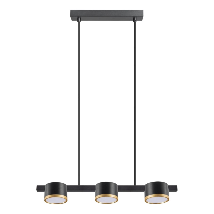 LED Chandelier on a string MIRELLA 3xGX53/6W/230V black
