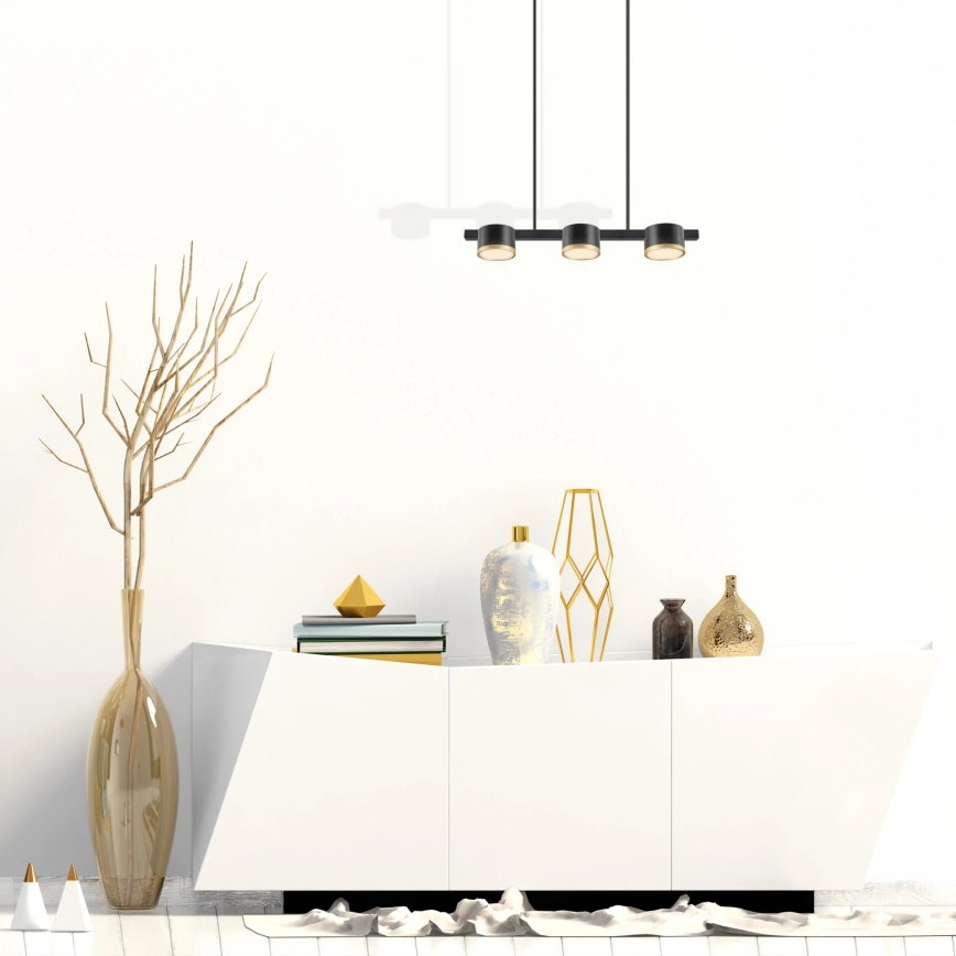LED Chandelier on a string MIRELLA 3xGX53/6W/230V black