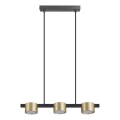 LED Chandelier on a string MIRELLA 3xGX53/6W/230V gold/black