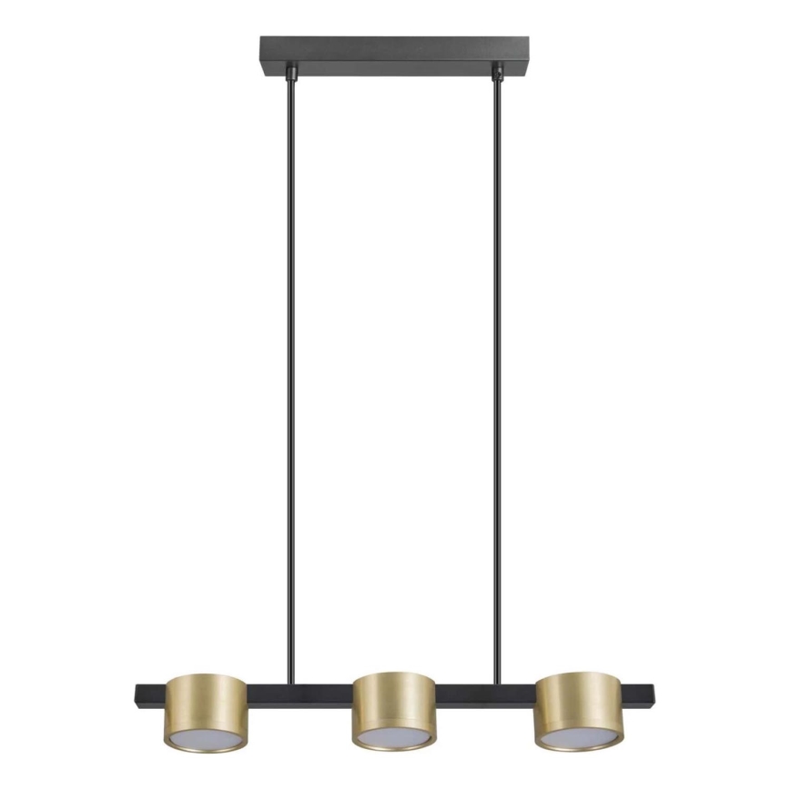 LED Chandelier on a string MIRELLA 3xGX53/6W/230V gold/black