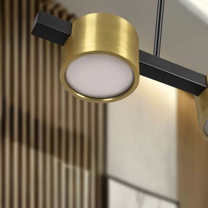LED Chandelier on a string MIRELLA 3xGX53/6W/230V gold/black