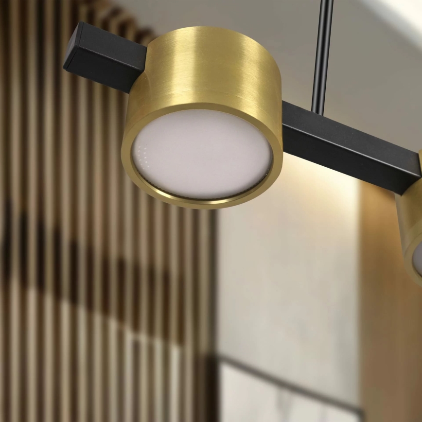 LED Chandelier on a string MIRELLA 3xGX53/6W/230V gold/black