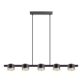 LED Chandelier on a string MIRELLA 5xGX53/6W/230V black