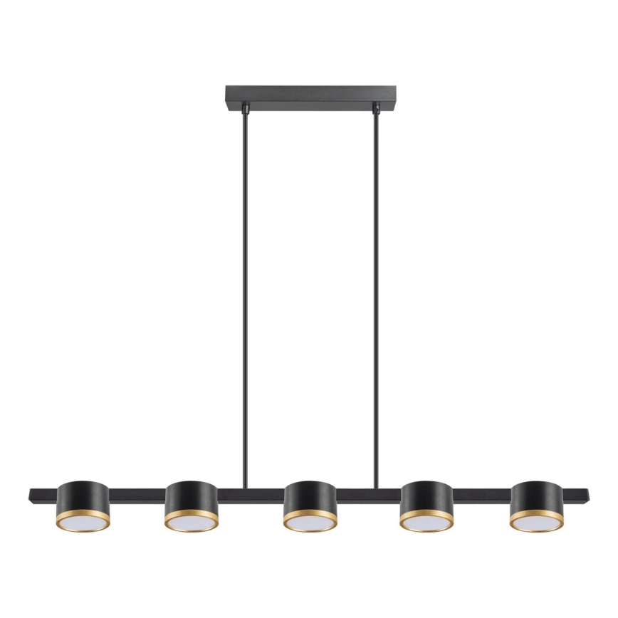 LED Chandelier on a string MIRELLA 5xGX53/6W/230V black