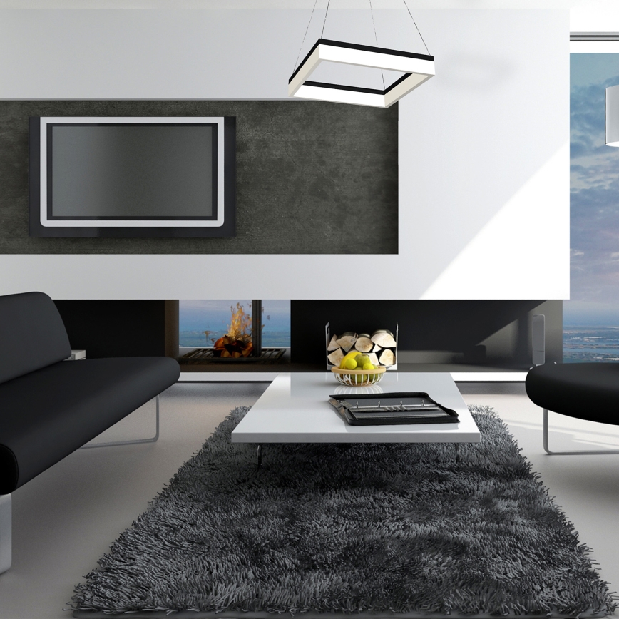 LED Chandelier on a string NERO 1xLED/32W/230V