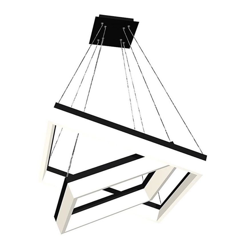 LED Chandelier on a string NERO 2xLED/80W/230V