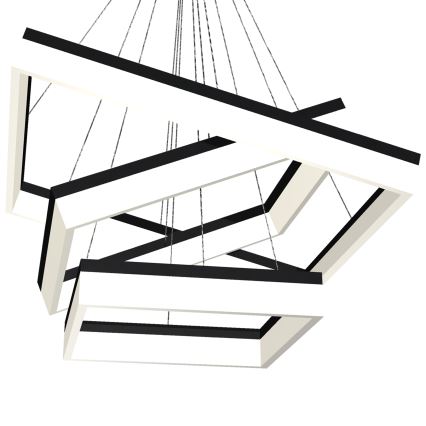 LED Chandelier on a string NERO 3xLED/140W/230V