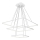 LED Chandelier on a string NIX LED/117W/230V white