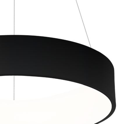 LED Chandelier on a string OHIO BLACK LED/24W/230V