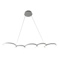 LED Chandelier on a string OLYMPIA 5xLED/10W/230V grey