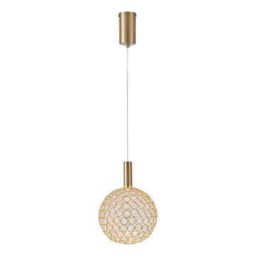 LED Chandelier on a string PERFORATO LED/6,3W/230V 3000K gold d. 20 cm