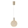 LED Chandelier on a string PERFORATO LED/6,3W/230V 3000K gold d. 20 cm