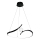 LED Chandelier on a string PERLA LED/34W/230V black