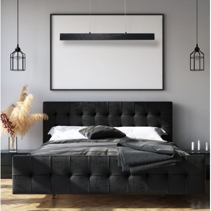 LED Chandelier on a string PIERCE LED/18W/230V black