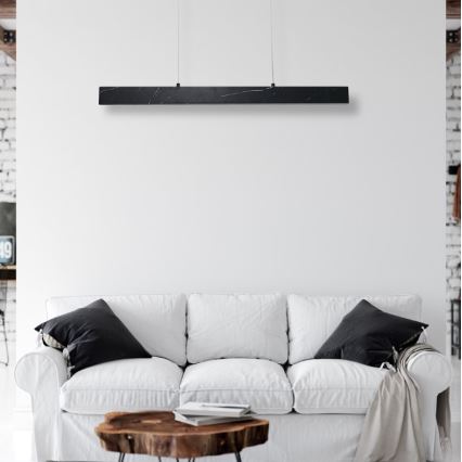 LED Chandelier on a string PIERCE LED/18W/230V black
