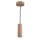 LED Chandelier on a string PIPE 1xGU10/5W/230V matte oak