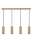 LED Chandelier on a string PIPE 4xGU10/5W/230V matte oak